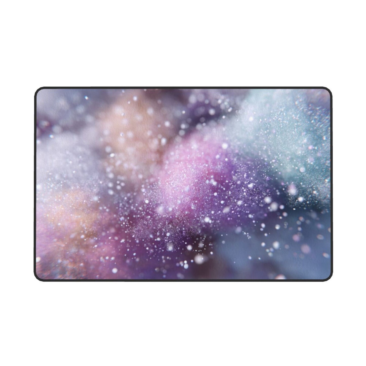 Dreamy Galaxy-Themed Rug | 59x39in Flannel Non-Slip Carpet with Nebula-Inspired Soft Gradient Design