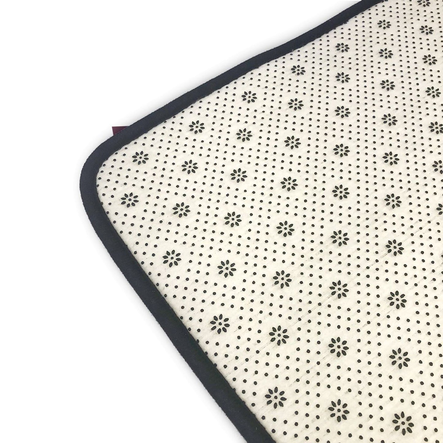 Abstract Forest Illustration Rug | 59x39in Flannel Floor Mat with Sunset Path Design & Non-Slip Back